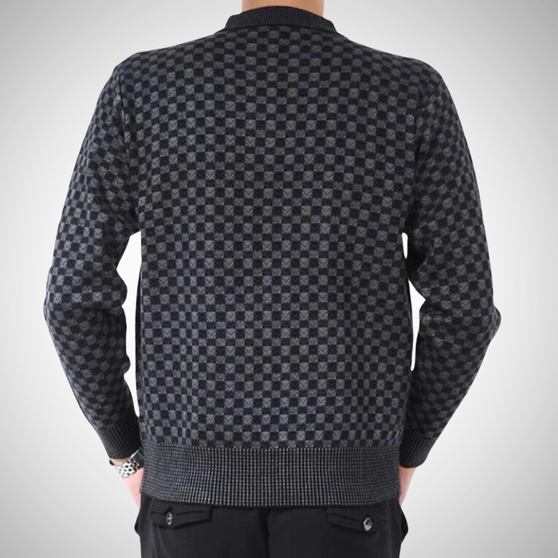 Edmund Patterned Sweater.