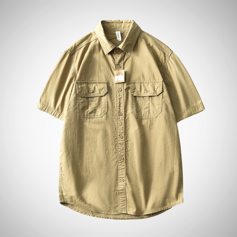 Jasper Cotton Short Sleeve Shirt