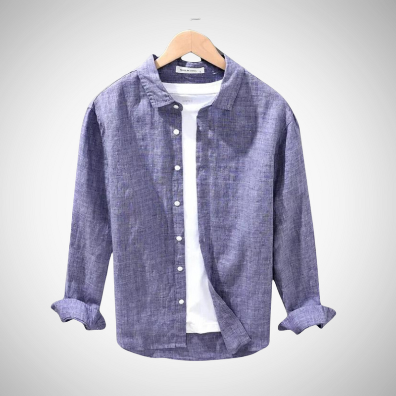 Melchor Linen Button-Up Shirt