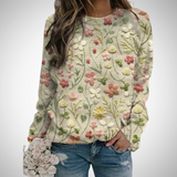 Bianca Embroidered Floral Sweater