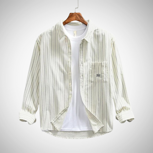 Fredie Cotton Button-Up Shirt