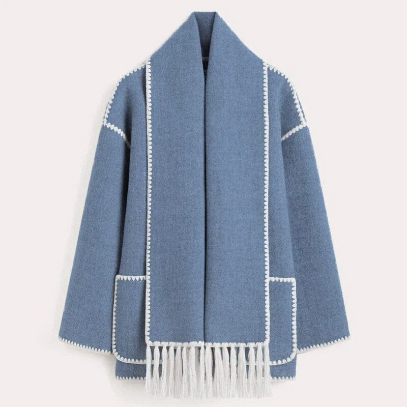 Denia Casual Scarf Coat