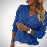 Greta V-Neck Knitted Jumper