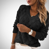 Greta V-Neck Knitted Jumper