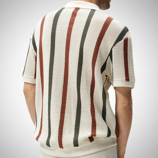 Joel Loose Fit Stripe Polo