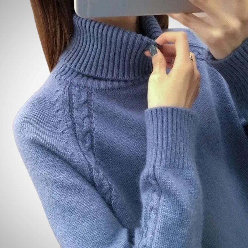 Zyra Turtleneck Sweater for Women