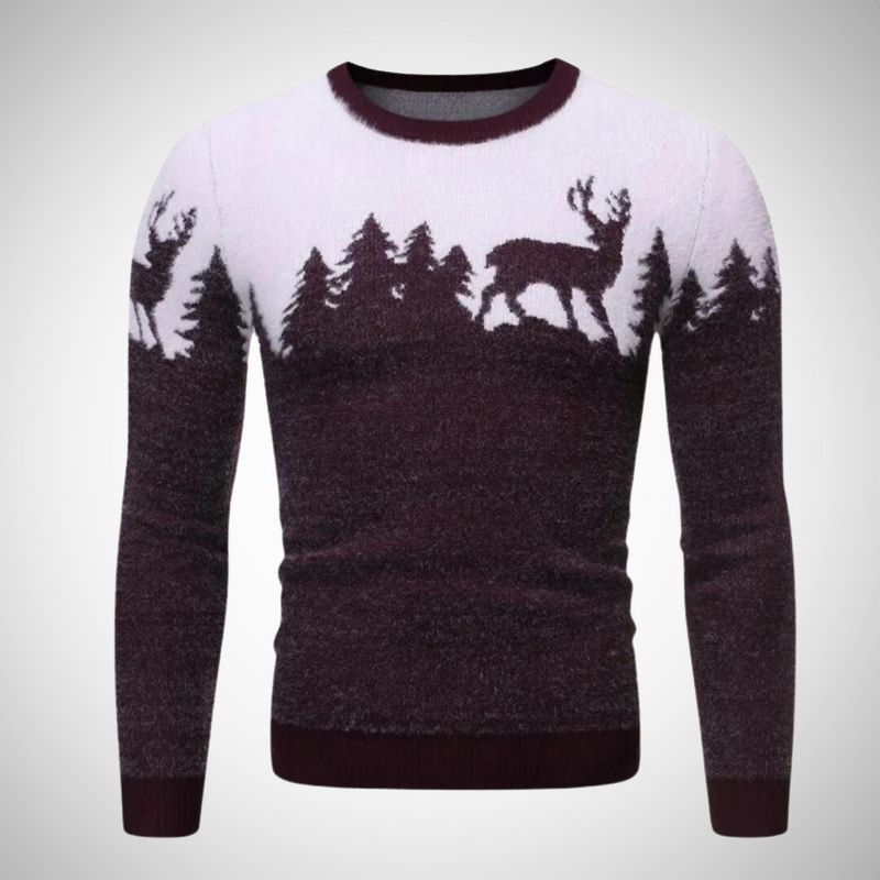 Denver Elk Knit Sweater