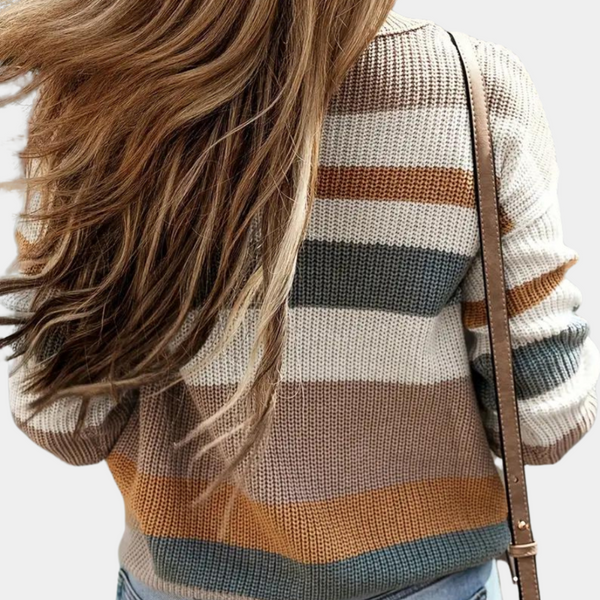 Louise  | Casual striped women sweater