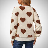 Ruby Heart Sweater for Women