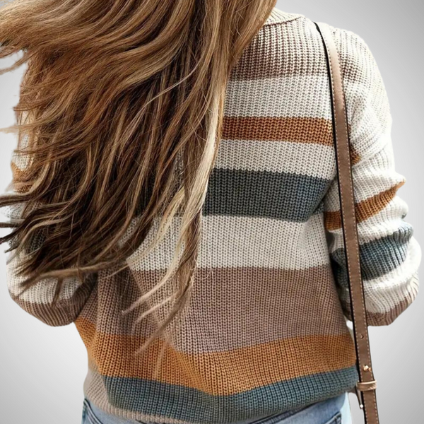 Grace Casual Striped Women's Sweater