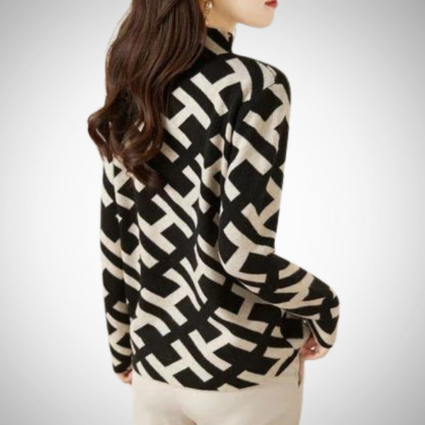 Isabella | Elegant Geometric Sweater